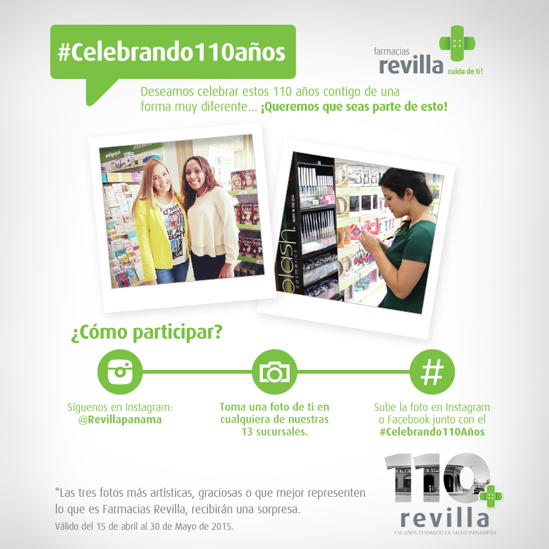 Concurso #Celebrando110Años - Farmacias Revilla